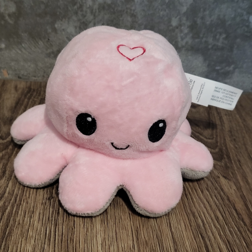 NWOT- Reversable Octopus Mood Plush